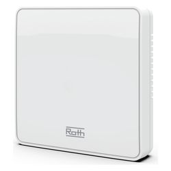 Roth Funk-Raumsensor Touchline SL, 80x80x17,4mm, IP20, Weiß, 1135010164... ROTH-1135010164 5702000144191 (Abb. 1)