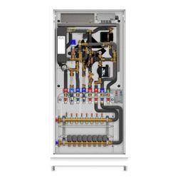 Roth Wohnungsstation FlatConnect BM LT F FH C, 12kW, 14L/min, 625x825x144mm, mit Edels... ROTH-1135010267 4037115073045 (Abb. 1)