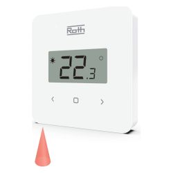 Roth Funk-Raumbediengerät Touchline SL Standard IR, 84x84x16mm, IP20, Weiß... ROTH-1135010682 5702000153674 (Abb. 1)