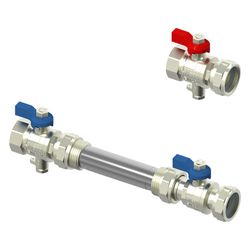 Roth Anschlussset Wärmemengenzähler waagerecht, 1135004611... ROTH-1135004611 4037115022081 (Abb. 1)