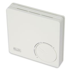 Roth Raumthermostat Basicline H.A, 230V, Aufputz, Weiß, 1135007411... ROTH-1135007411 4037115037825 (Abb. 1)