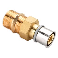 Roth Geräteverschraubung gerade, 25mm x 1" AG, Messing, 1115005395... ROTH-1115005395 4037115001567 (Abb. 1)