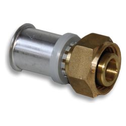 Roth Übergangsstück Geberit MeplaFix gerade, 17 x 1/2" x 17, Messing, 1135007223... ROTH-1135007223 4037115035555 (Abb. 1)