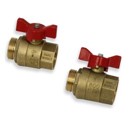 Roth Kugelhahn-Set für Heizkreisverteiler, G 1", 1135008020... ROTH-1135008020 4016203862983 (Abb. 1)