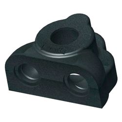 Roth Wärme- und Schalldämmbox U-Wandscheibe Doppel, Schwarz, 95x76x47mm... ROTH-1135009112 4037115062056 (Abb. 1)