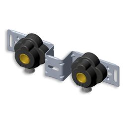 Roth Wandscheibenset Doppelbrücke Messing, 20mm x G 1/2" IG, Stichmaß 153mm... ROTH-1135006227 4037115030963 (Abb. 1)