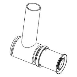 Roth Heizkörper-Anschlusswinkel 17mm, 300mm, Messing/Kupfer, 1135000396... ROTH-1135000396 4037115001888 (Abb. 1)