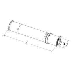 Roth Reparaturfitting gerade, 20mm, Messing, 1135006639... ROTH-1135006639 4037115034756 (Abb. 1)