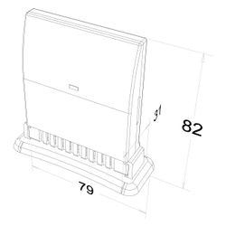 Roth Funk-Außentemperaturfühler Touchline SL, Temperatursensor, 1135010166... ROTH-1135010166 5702000144214 (Abb. 1)