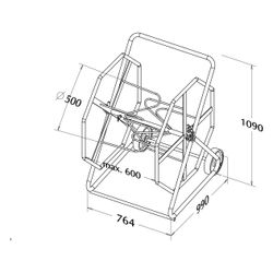 Roth Abroller, 11-32mm, mit Rädern, 1135000191... ROTH-1135000191 4037115004841 (Abb. 1)