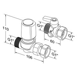 Roth Zonenregelventil-Set mit Stellantrieb, 1, 1135006691... ROTH-1135006691 4037115033179 (Abb. 1)
