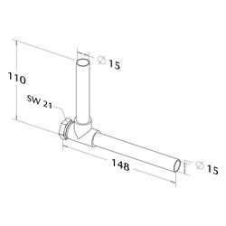 Roth Winkelabsperrung, 15mm 1/2", vernickelt, 1135000464... ROTH-1135000464 4037115002182 (Abb. 1)