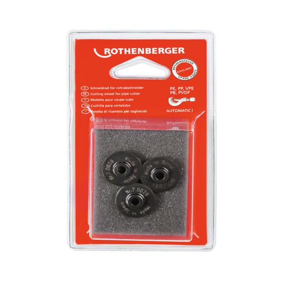 Rothenberger Tube Cutter 42 Pro PVC Schneidrad Kunststoff 2,5x8 Zoll Pack 3 Stück