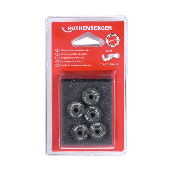 Rothenberger Inox Pack Schneidrad für TC35 TC30 Pro TC42XL 5 Stück