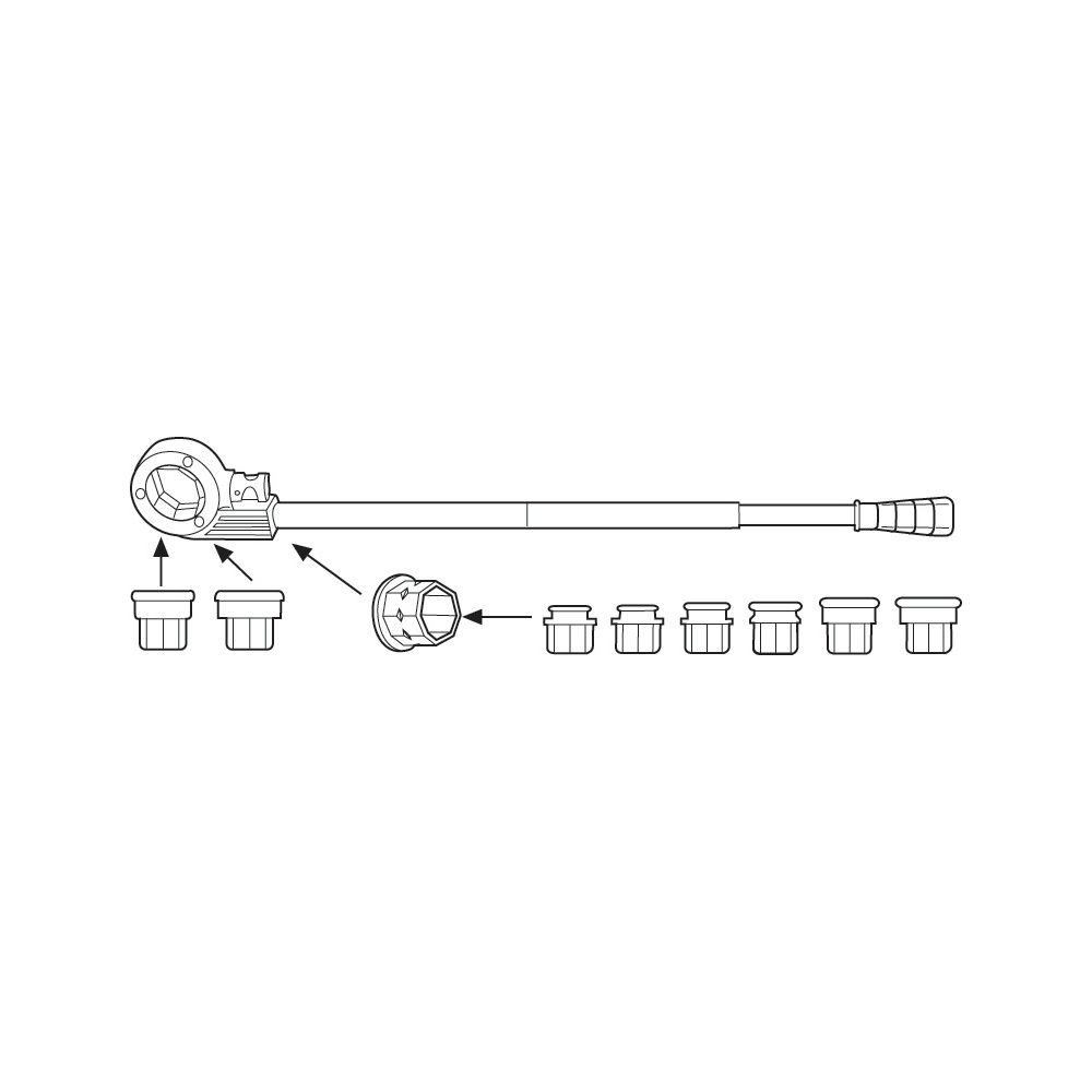 Rothenberger Super Cut Set Gewindeschneidkluppe BSPT R 1x2x3 Zoll im Koffer... ROTHENBERGER-070781X 4004625707814 (Abb. 2)