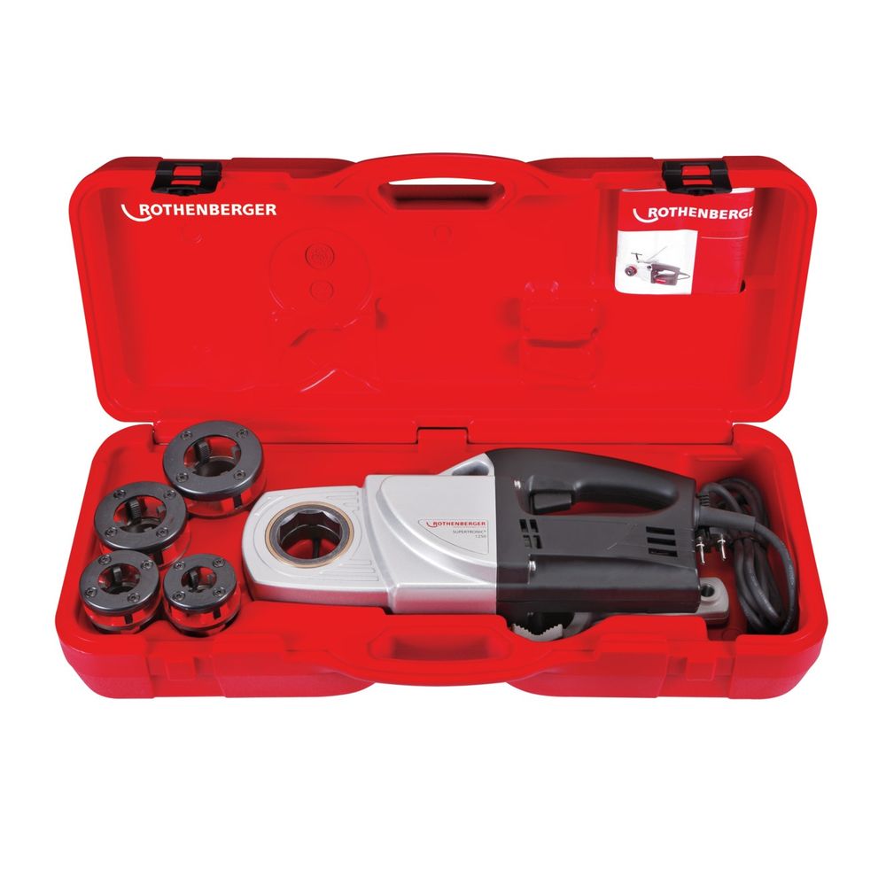 Rothenberger Supertronic 1250 Set Elektro Schneidkluppe BSPT 12x114 Zoll 230 Volt... ROTHENBERGER-71450 4004625714508 (Abb. 3)