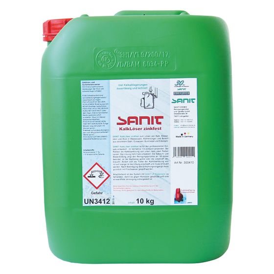 Sanit Kalklöser zinkfest, 10kg, 300410