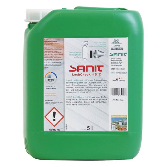 Sanit LeckCheck -15 Grad DVGW, 5L, 3037
