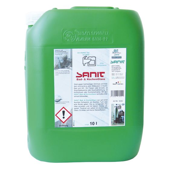 Sanit Bad- und Küchenglanz Liter, 10L, 3042