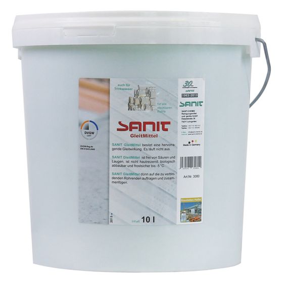Sanit Gleitmittel DVGW, 10L, 3080