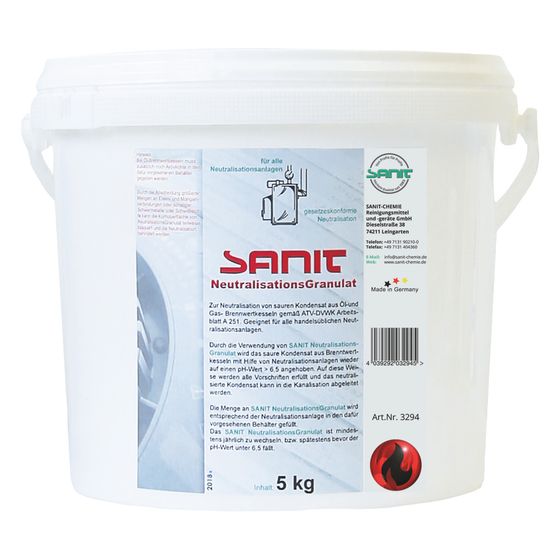 Sanit Neutralisationsgranulat, 5kg, 3294