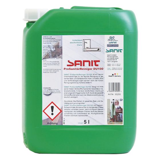 Sanit ProSanitärreiniger DU100, 5L, 30255
