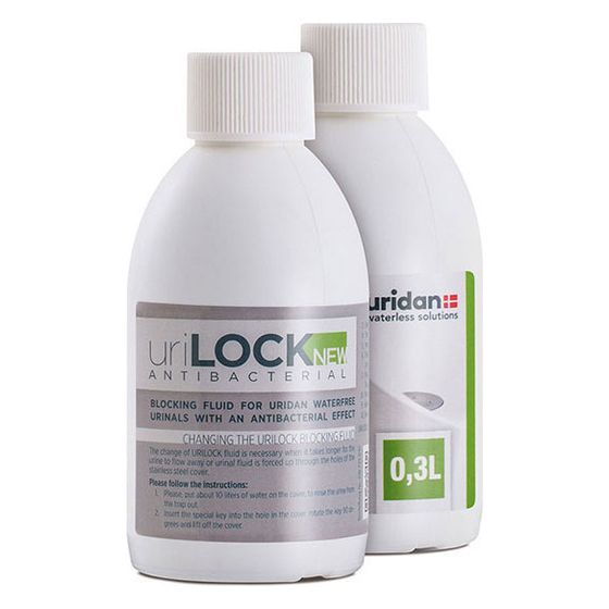 Sanit Sperrflüssigkeit uriLOCK ökologische Sperrflüssigkeit für wasserlose Urinale, 300 ml Flasche