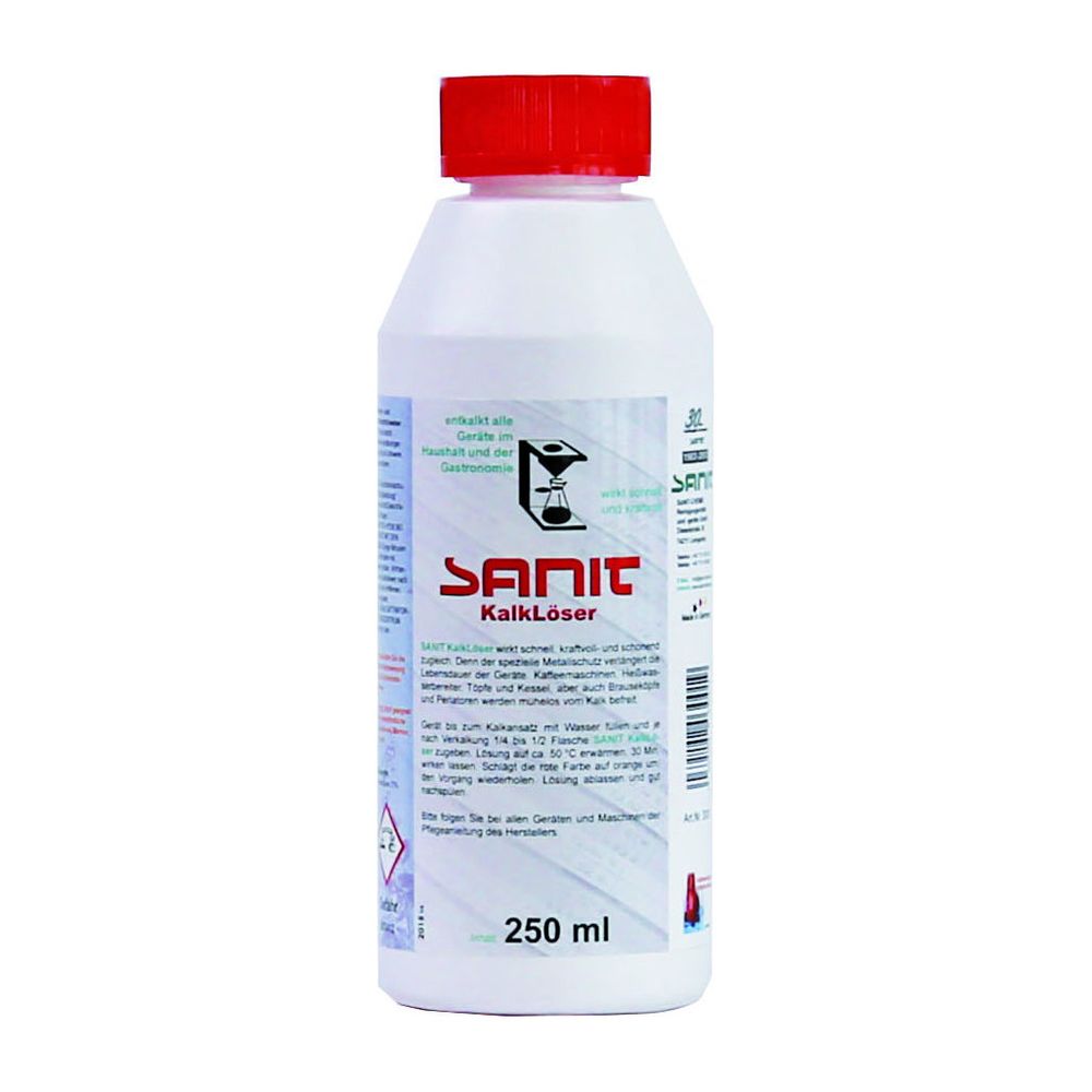 Sanit Kalklöser hochwirksamer Universal Entkalker, 250 ml Flasche... SANIT-3001 4039292030019 (Abb. 1)