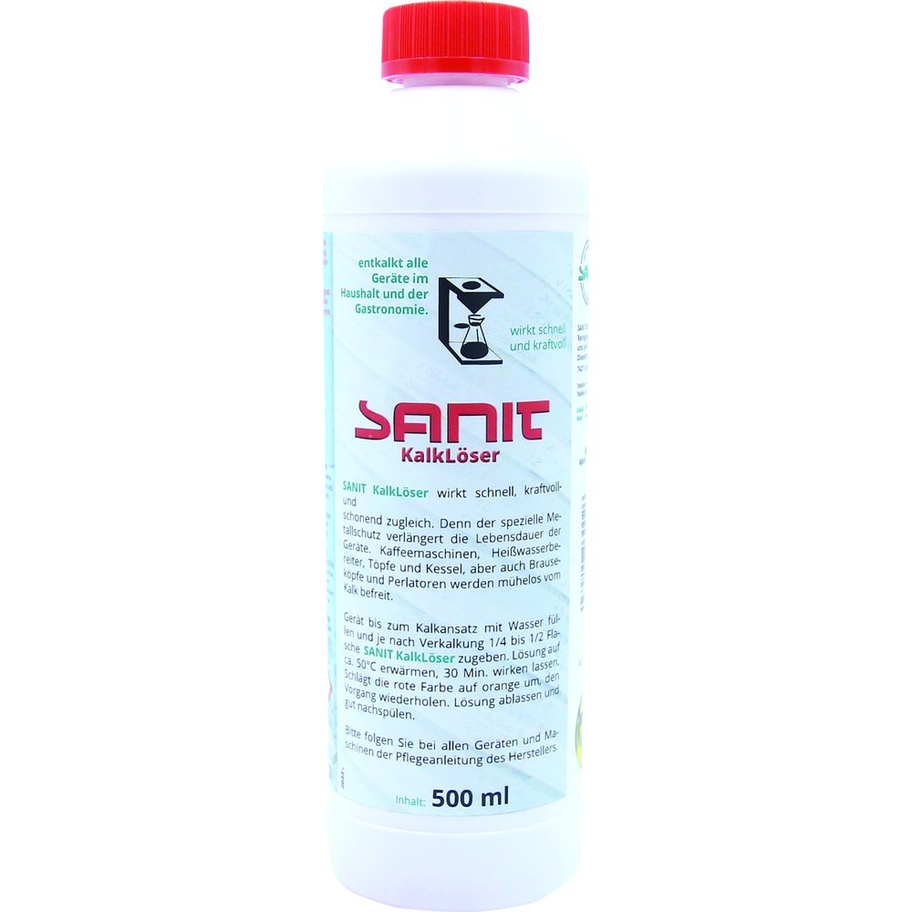 Sanit Chemie Sanit Kalklöser hochwirksamer Universal Entkalker, 500 ml Flasche 3002