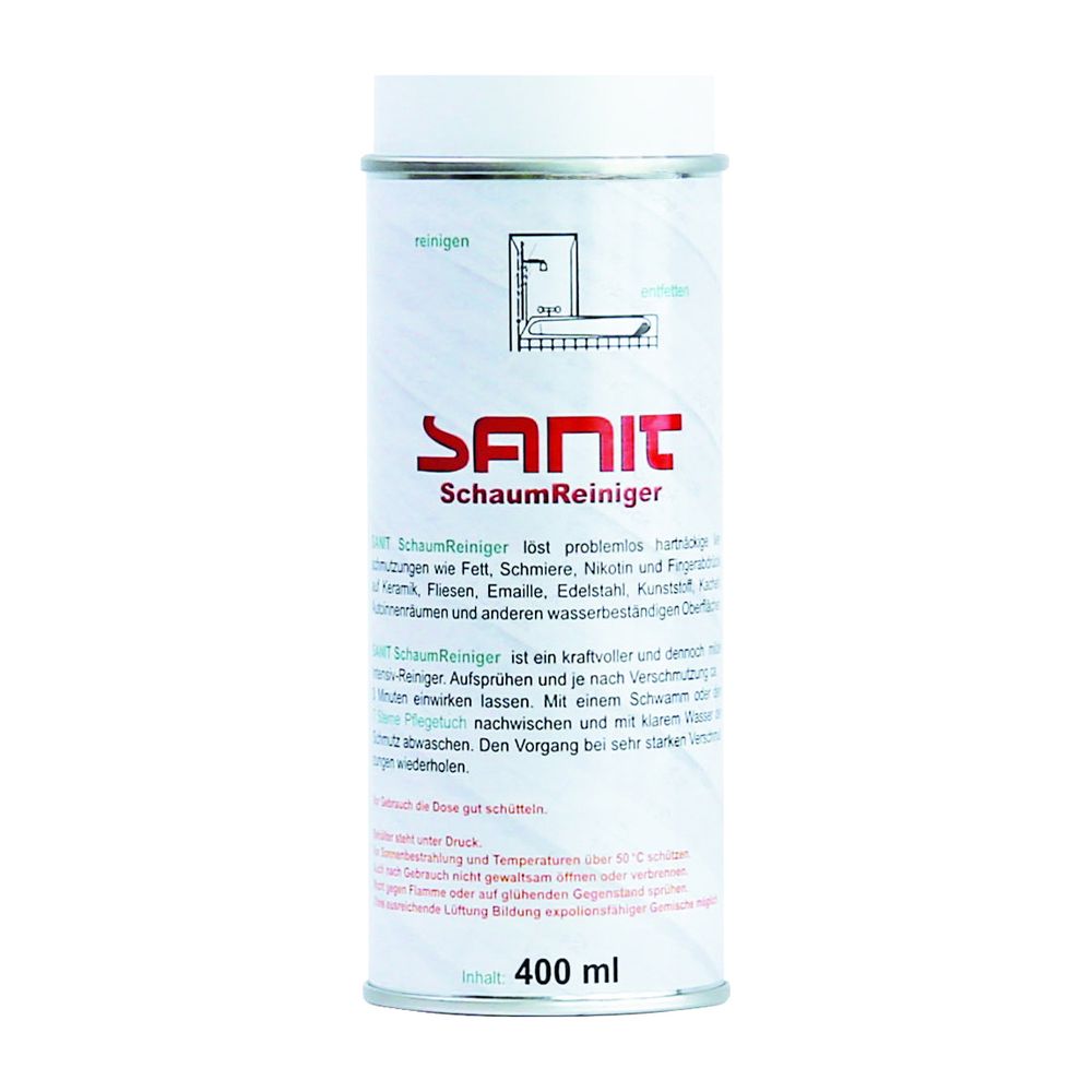 Sanit Schaum-Reiniger für die tägliche Reinigung im Haushalt, 400ml Dose... SANIT-3169 4039292031696 (Abb. 1)