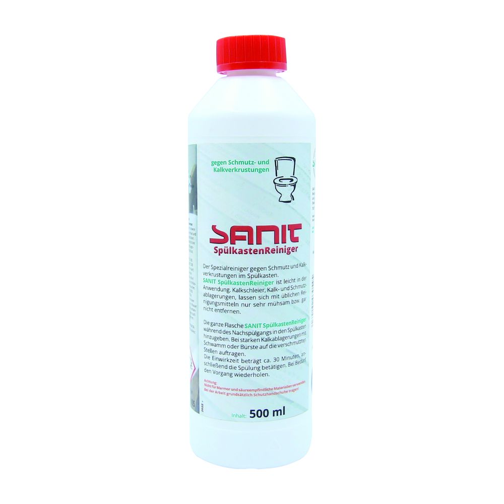 Sanit Spülkastenreiniger gegen Schmutz, Kalk und Kalkverkrustungen, 500 ml Flasche... SANIT-3054 4039292030545 (Abb. 1)