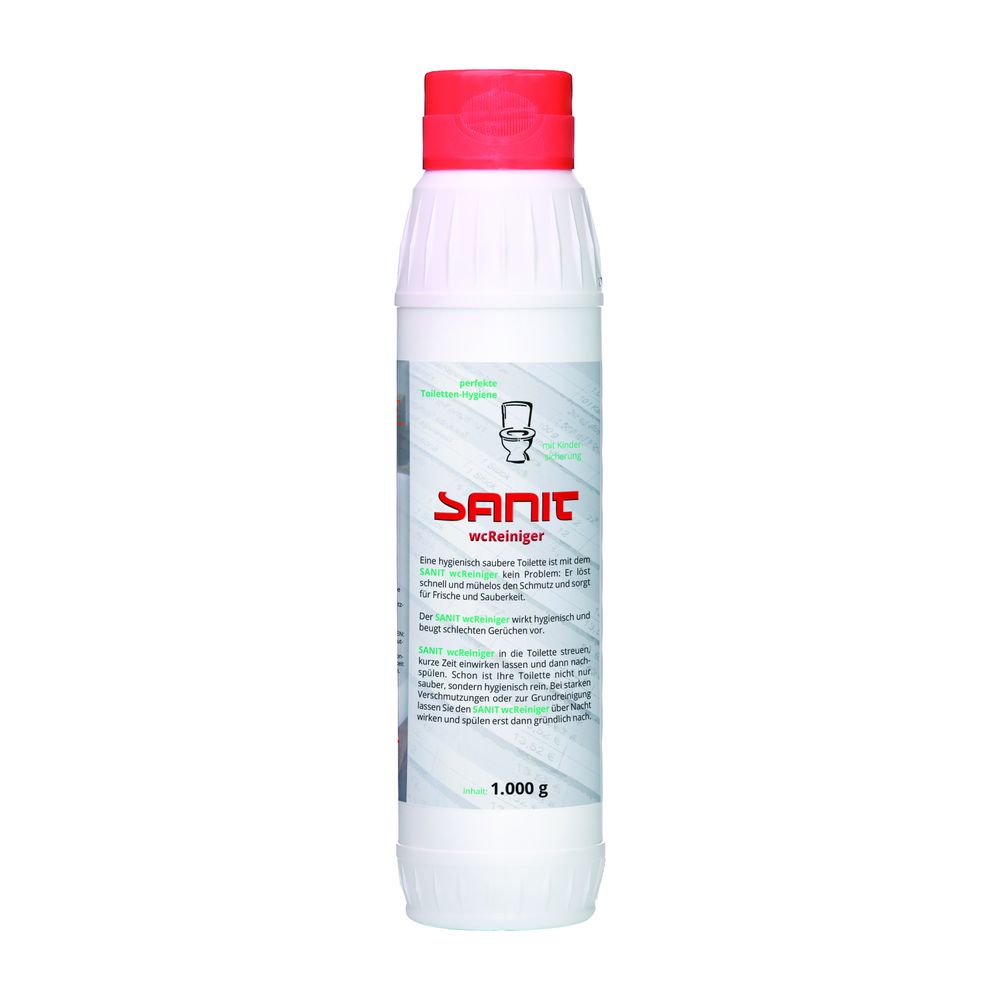 Sanit WC-Reiniger in Granulatform für angenehme Frische, Sauberkeit und Hygiene im WC, 1kg ... SANIT-3051 4039292030514 (Abb. 1)