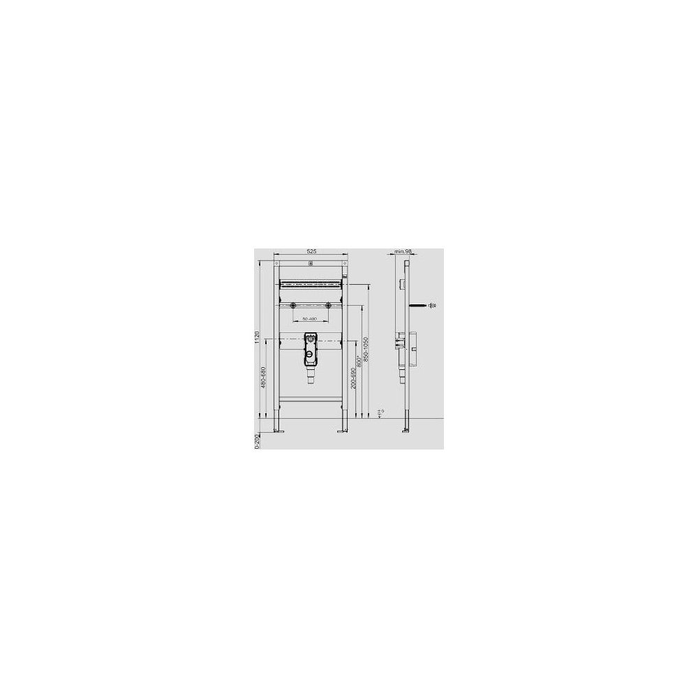 SANIT Waschtisch-Element INEO behindertengerecht 1120/525... SANITSANITAER-90.673.00..T000 4013341089333 (Abb. 3)