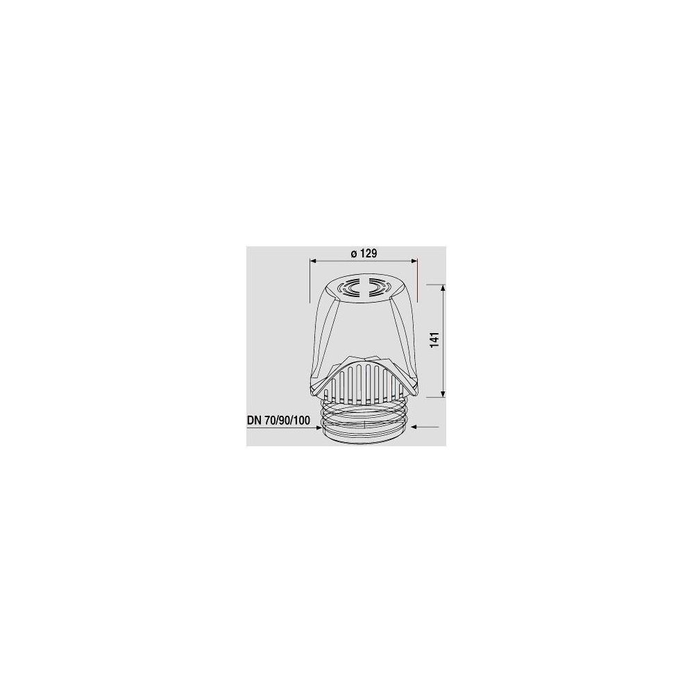 SANIT Rohrbelüfter und Rohrentlüfter ventilair duplex DN 70-100... SANITSANITAER-11.028.00..0099 4005681069106 (Abb. 3)