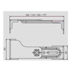 SANIT Wandhalter (Paar)... SANITSANITAER-17.257.00..T000 4013341063074 (Abb. 1)