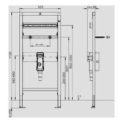 SANIT Waschtisch-Element INEO behindertengerecht 1120/525... SANITSANITAER-90.673.00..T000 4013341089333 (Abb. 1)