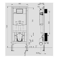 SANIT WC-Element INEO PLUS 450 ohne Wandhalter... SANITSANITAER-90.743.00..T000 4013341659642 (Abb. 1)