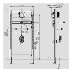 SANIT Urinal-Element INEO Kartuschentechnik 1120/525... SANITSANITAER-90.668.00..T000 4013341088381 (Abb. 1)