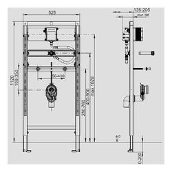 SANIT Urinal-Element INEO Kartuschentechnik 1120/525... SANITSANITAER-90.668.00..T000 4013341088381 (Abb. 1)