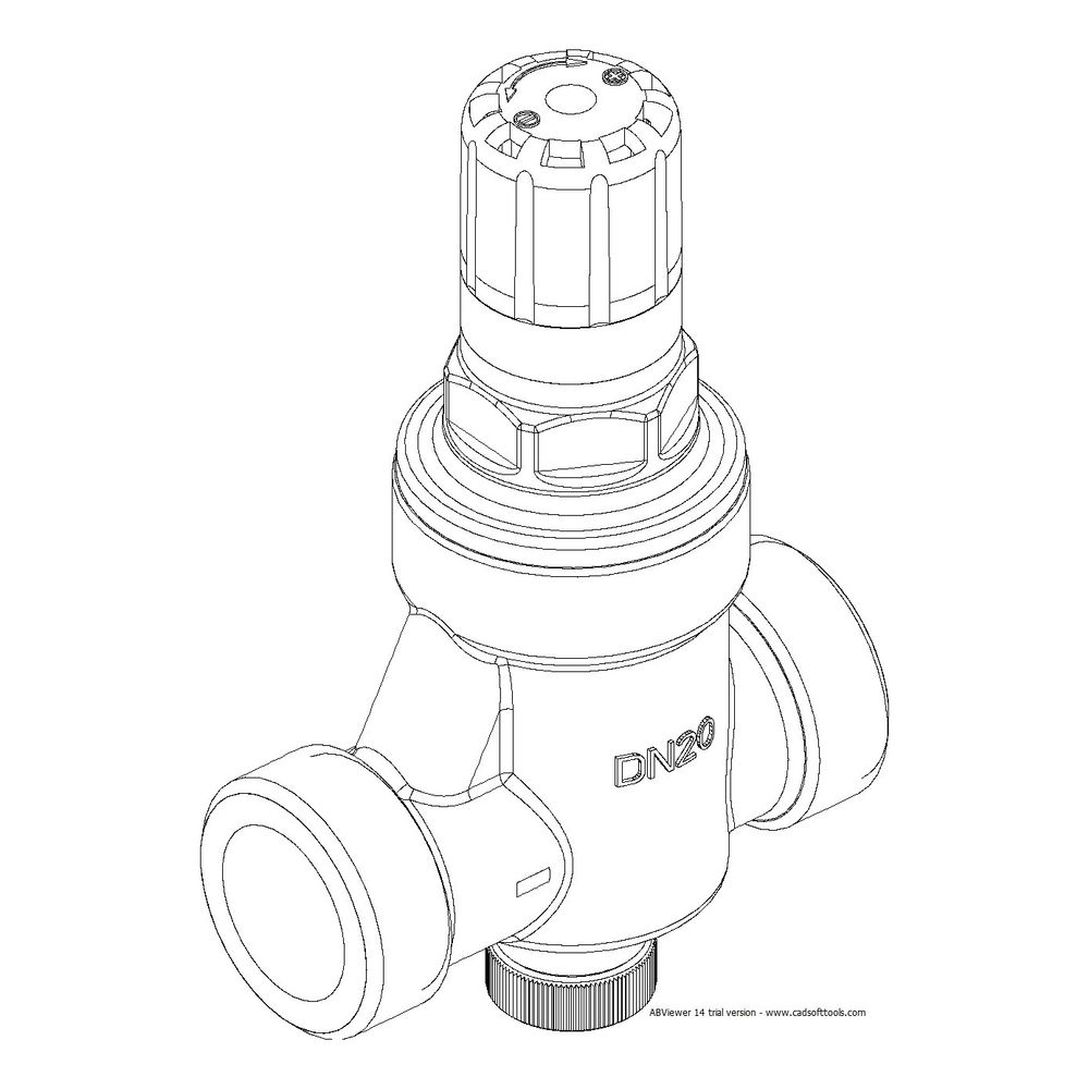 SYR Sasserath Druckminderer 312 DN 20, Einstellbereich 1,5-5,5 bar, mit Außengew... SASSERATH-0312.20.074 4017905116275 (Abb. 3)