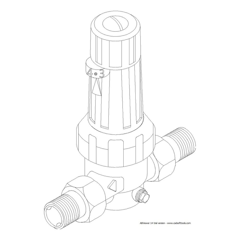 SYR Sasserath Druckregler 6203 Typ 2, Anschlussverschraubungen DN 25... SASSERATH-6203.25.011 4017905062671 (Abb. 3)