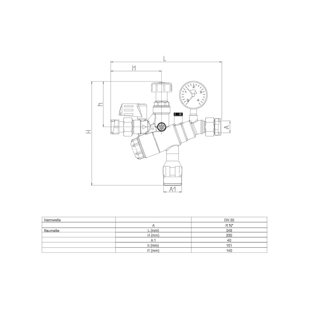 SYR Sasserath FüllCombi BA 6628 DN 20... SASSERATH-6628.20.000 4017905093361 (Abb. 4)