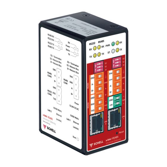 Schell Gateway SWS Modbus IP/RTU - XLink 500 Datenpunkte