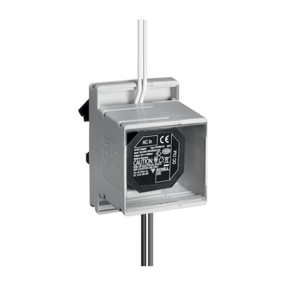 Schell Hutschienen Netzteil CVD-Touch für 1-12 CVD-Touch/IR-Sensor Elektronik, 100 - 40V 50 - 60Hz