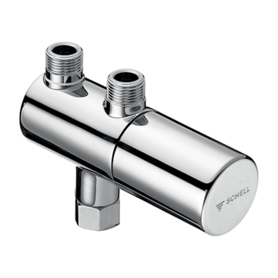SCHELL Eckventil-Thermostat Filter, RV, 3/8