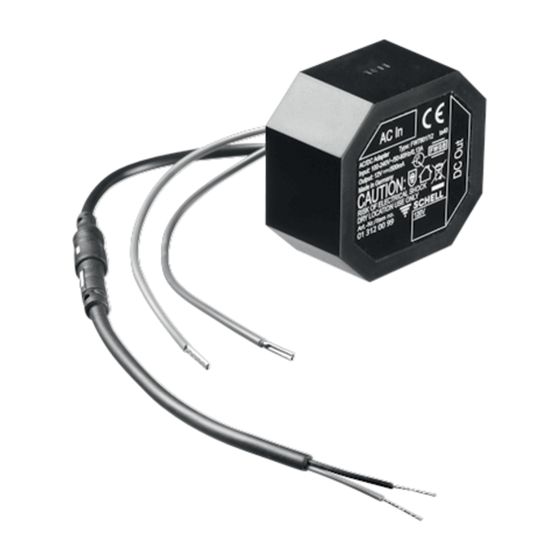 Schell UP-Netzteil Kabeladapter, 100-240V 50-60 Hz