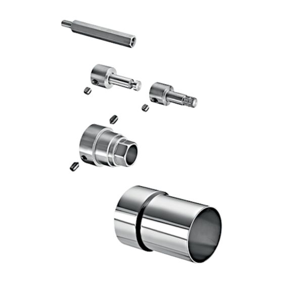 Schell Verlängerungsset D-SC-T für Selbstschluss UP-Arm., Länge 25mm, Chrom