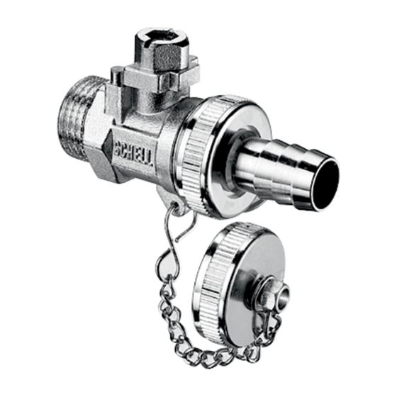 Schell F+E-Kugelhahn Schlauchverschraubung, 16 bar, 1/2