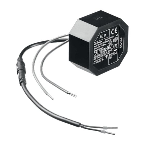 Schell UP-Netzteil für 1-12 CVD-Touch/IR Sensor Elektronik, 100 - 40V 50 - 60Hz