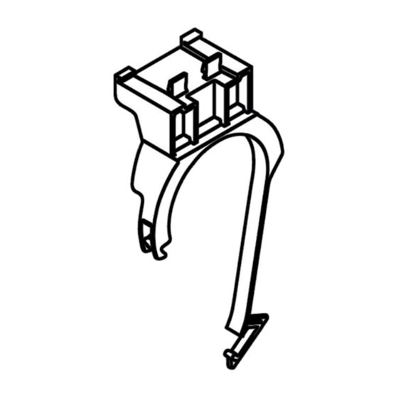 Schell Spülrohrbogenhalter für Montus Spülkasten 12cm